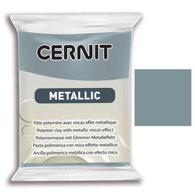 Cernit Metallic Polimer Kil 56g 167 Steel