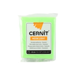 Cernit - Cernit Neon Light (Fosforlu) Polimer Kil 56gr 600 Green