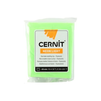 Cernit Neon Light (Fosforlu) Polimer Kil 56gr 600 Green