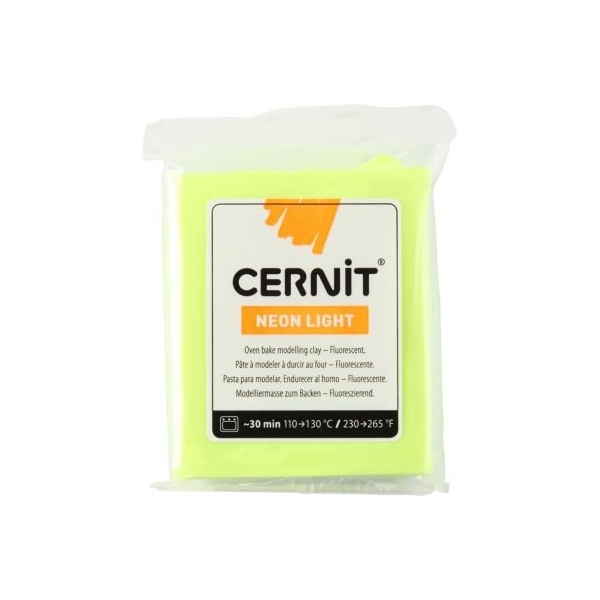Cernit Neon Light (fosforlu) Polimer Kil 56gr 700 Yellow