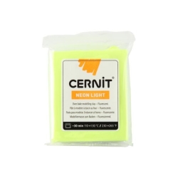 Cernit - Cernit Neon Light (Fosforlu) Polimer Kil 56gr 700 Yellow