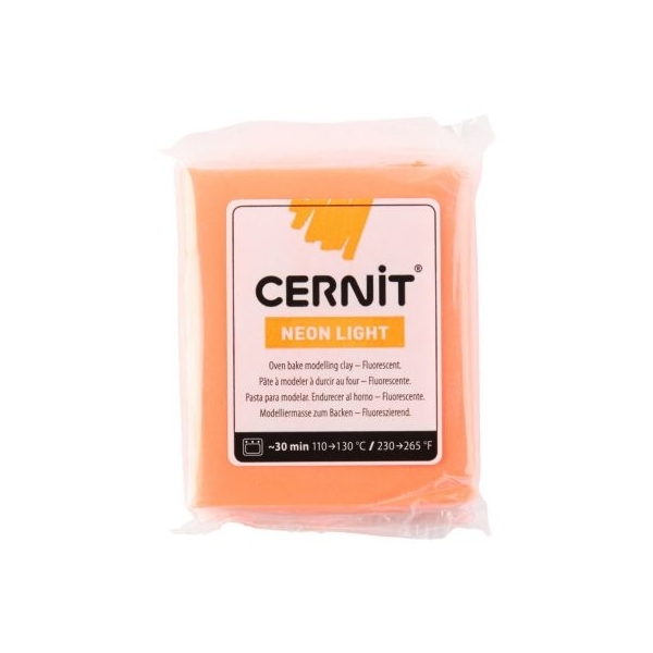 Cernit Neon Light (fosforlu) Polimer Kil 56gr 752 Orange
