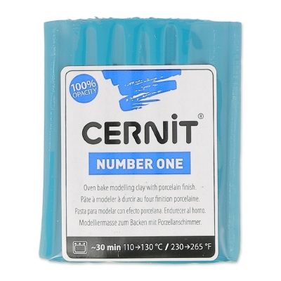 Cernit Number One Polimer Kil 56g 230 Duck Blue