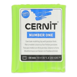 Cernit - Cernit Number One Polimer Kil 56g 601 Lime Green