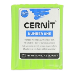 Cernit - Cernit Number One Polimer Kil 56g 601 Lime Green (1)