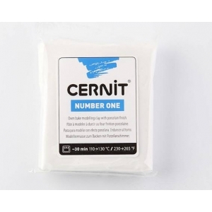 Cernit Number One Polimer Kil 56g 027 Opaque White