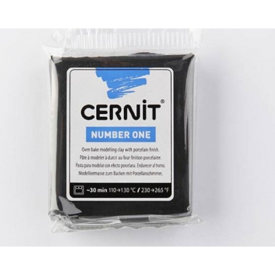 Cernit Number One Polimer Kil 56g 100 Black