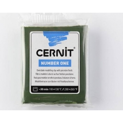 Cernit - Cernit Number One Polimer Kil 56g 645 Olive Green