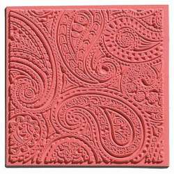 Cernit - Cernit Silikon Desen Kalıbı 9x9cm Paisley 95010