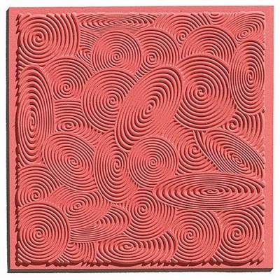 Cernit Silikon Desen Kalıbı 9x9cm Spirals 95012