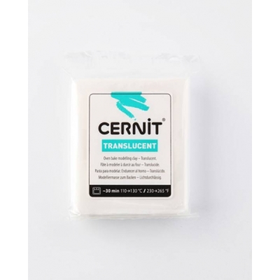 Cernit Translucent (Transparan) Polimer Kil 56g 005 White