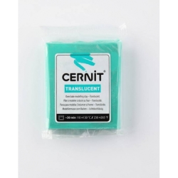 Cernit - Cernit Translucent (Transparan) Polimer Kil 56g 620 Emerald Green