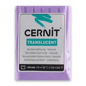 Cernit Translucent (Transparan) Polimer Kil 56g 900 Violet
