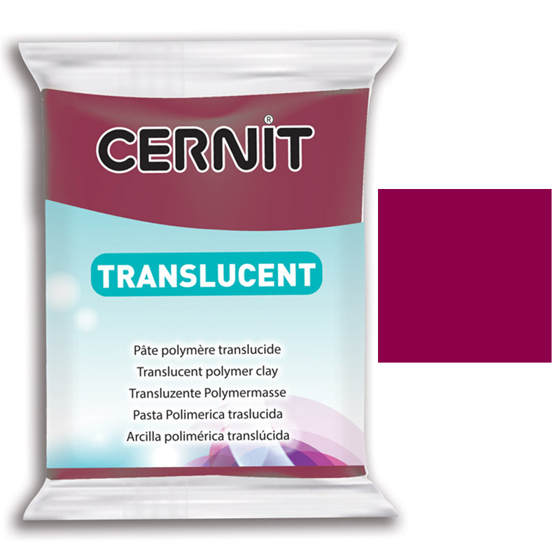 Cernit Translucent (transparan) Polimer Kil 56g 411 Bordeaux