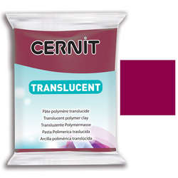 Cernit - Cernit Translucent (Transparan) Polimer Kil 56g 411 Bordeaux