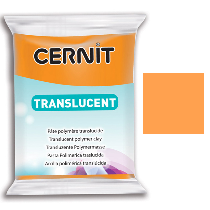 Cernit Translucent (transparan) Polimer Kil 56g 752 Orange