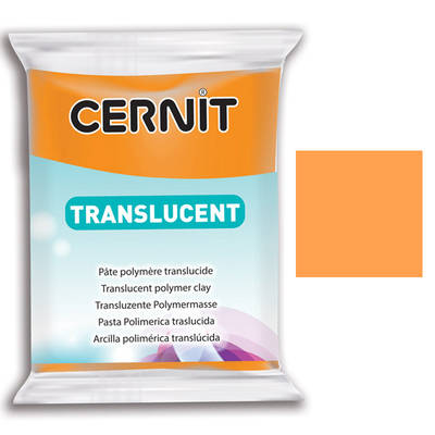 Cernit Translucent (Transparan) Polimer Kil 56g 752 Orange