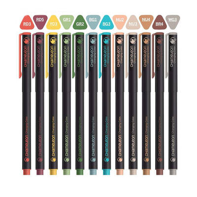 Chameleon Fineliner Çoklu Renk Sistemli Kalem 0.3mm 12li Designer