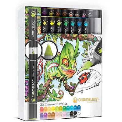 Chameleon Marker 22li Deluxe Set kutulu