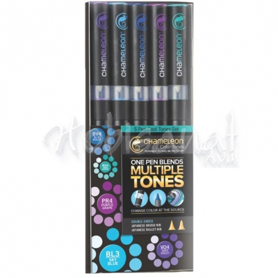 Chameleon Marker Kalem 5li Set Cool Tones