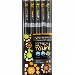 Chameleon - Chameleon Marker Kalem 5li Set Earth Tones