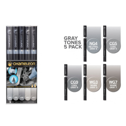 Chameleon - Chameleon Marker Kalem 5li Set Gray Tones