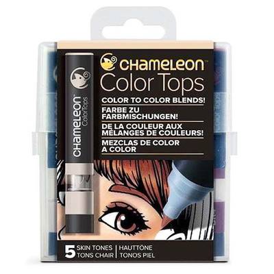 Chameleon Color Tops Marker Kalem 5li Set Skın Tones