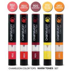 Chameleon - Chameleon Color Tops Marker Kalem 5li Set Warm Tones (1)