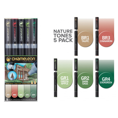 Chameleon Marker Kalem 5li Set Naturel Tones