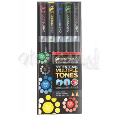 Chameleon Marker Kalem 5li Set Primary Tones