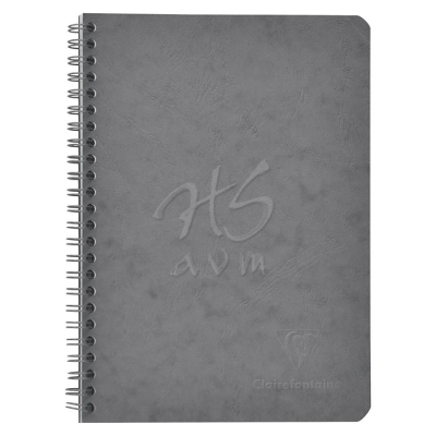 Clairefontaine Age Bag Spiralli Defter Kareli A5 50 Sayfa Gri