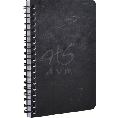 Clairefontaine Age Bag Spiralli Defter Çizgili A5 50 Sayfa Siyah