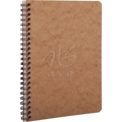 Clairefontaine - Clairefontaine Age Bag Spiralli Defter Çizgili A5 50Yp Kahverengi