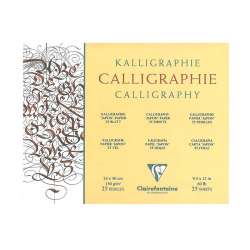 Clairefontaine - Clairefontaine Calligraphy Blok 130gr 25 Yaprak 24x30cm