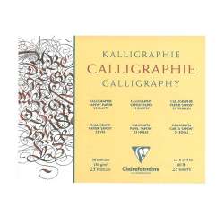 Clairefontaine - Clairefontaine Calligraphy Blok 130gr 25 Yaprak 30x40cm