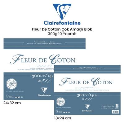 Clairefontaine Fleur De Cotton Çok Amaçlı Blok 300g 10 Yaprak