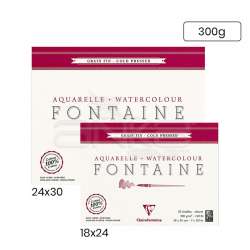 Clairefontaine Fontaine Cold Pressed Sulu Boya Bloğu 300g 10 Sayfa