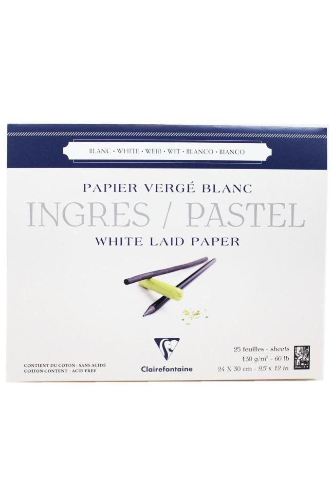 Clairefontaine Ingres Pastel Blok 25 Yaprak 130g 24x30