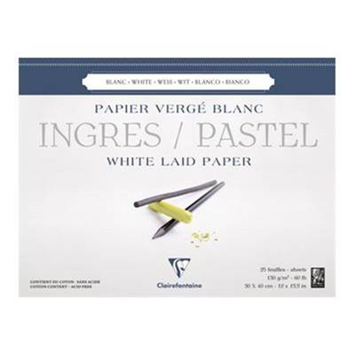 Clairefontaine Ingres Pastel Blok 25 Yaprak 130g 30x40