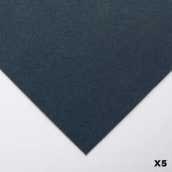 Clairefontaine - Clairefontaine Pastelmat Pastel Kağıdı 50x70cm 360g 5li Paket Dark Blue