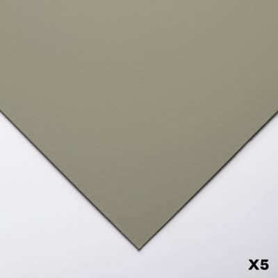 Clairefontaine Pastelmat Pastel Kağıdı 50x70cm 360g 5li Paket Dark Grey