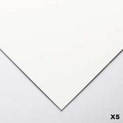 Clairefontaine - Clairefontaine Pastelmat Pastel Kağıdı 50x70cm 360g 5li Paket White