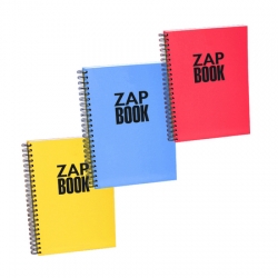 Clairefontaine - Clairefontaine Zap Book Uzun Kenarı Spiralli Sketch Defter 80g 160 Yaprak