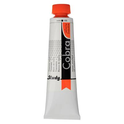 Cobra Su Bazlı Yağlı Boya 40ml 105 Titanıum White