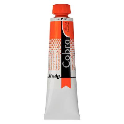 Cobra Su Bazlı Yağlı Boya 40ml 266 Permanent Orange