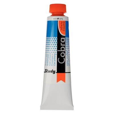 Cobra Su Bazlı Yağlı Boya 40ml 572 Primary Cyan