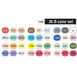 Copic - Copic Ciao Marker 36lı Set B (1)