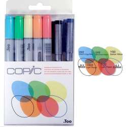 Copic - Copic Ciao Marker 5+2 Set Doodle Kit Rainbow