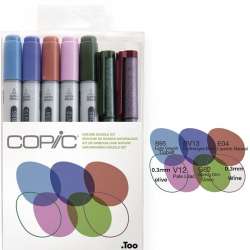 Copic - Copic Ciao Marker 5+2 Set Nature Doodle Kit