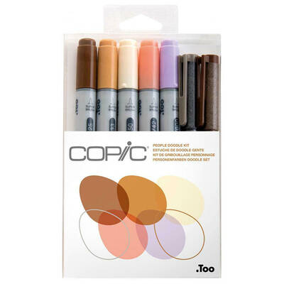 Copic Ciao Marker 5+2 Set People Doodle Kit